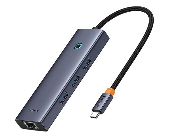 6in1 Hub Baseus  UltraJoy USB-C do HDMI4K@30Hz1+3xUSB 3.0+PD+RJ45 (space grey) Usb HUB