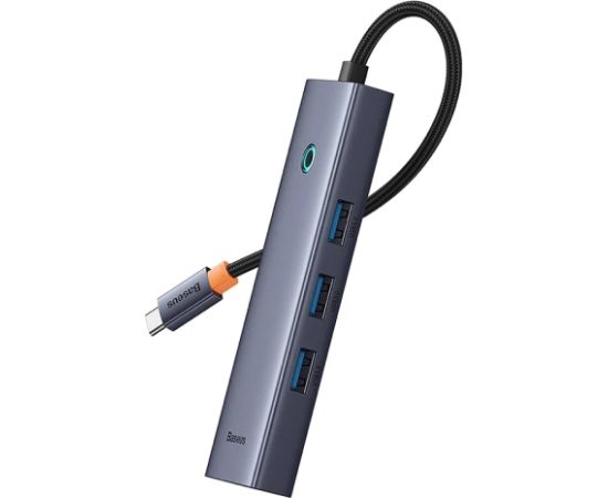 6in1 Hub Baseus  UltraJoy USB-C do HDMI4K@30Hz1+3xUSB 3.0+PD+RJ45 (space grey) Usb HUB