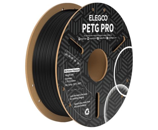 ELEGOO PETG Pro Filament (Black) 3D Printeri