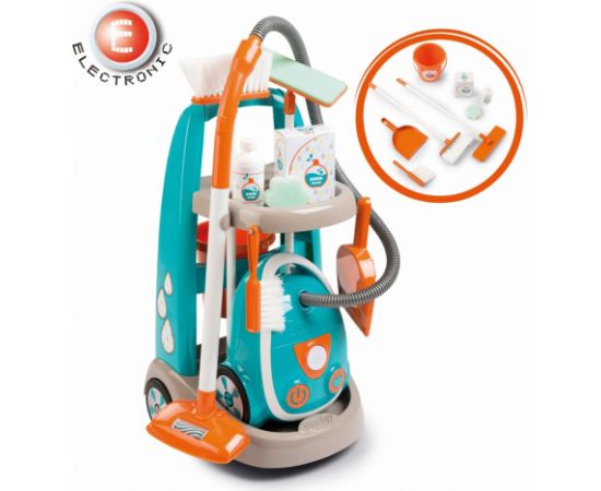 Uzkopšanas komplekts ar putekļu sūcēju bērniem SMOBY 330309 Bērnu rotaļu mēbeles