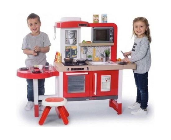 Bērnu virtuves plīts ar piederumiem Smoby Tefal Evolutionary Kitchen Gourmet ar cepeškrāsni augstums 134 cm 312302 Bērnu rotaļu mēbeles