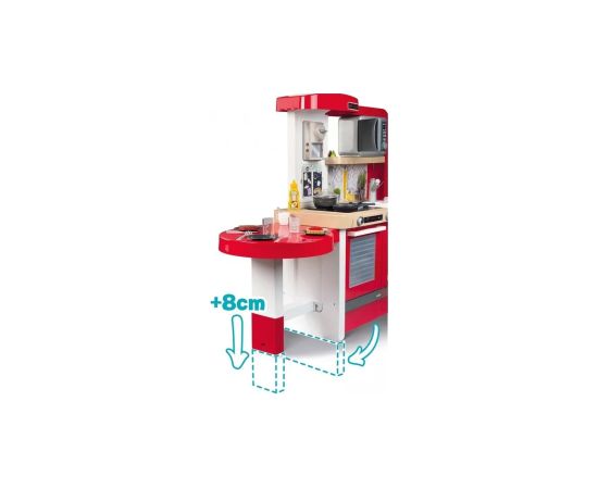 Bērnu virtuves plīts ar piederumiem Smoby Tefal Evolutionary Kitchen Gourmet ar cepeškrāsni augstums 134 cm 312302 Bērnu rotaļu mēbeles
