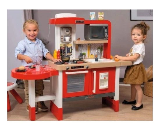 Bērnu virtuves plīts ar piederumiem Smoby Tefal Evolutionary Kitchen Gourmet ar cepeškrāsni augstums 134 cm 312302 Bērnu rotaļu mēbeles