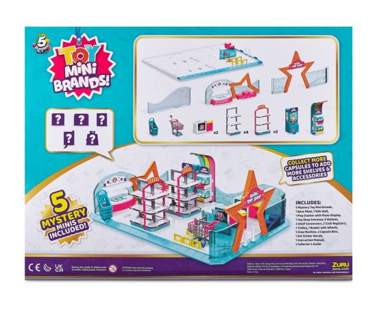 Zuru Mini veikala rotaļu komplekts 5 Surprise Mini 017566 Bērnu rotaļu mēbeles