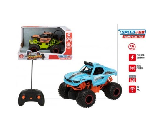 Speed & Go Радиоуправляемая машина Cross Country с резин.колесами (батарейки) 21cm 27MHz 4+ CB49948 Радиоуправляемые Игрушки