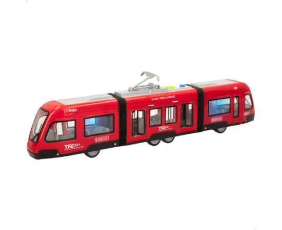 Speed & Go Tramvajs ar gaismu un skaņu, inerci un atver. durvīm 44 cm CB49809 Mašīnas un piederumi