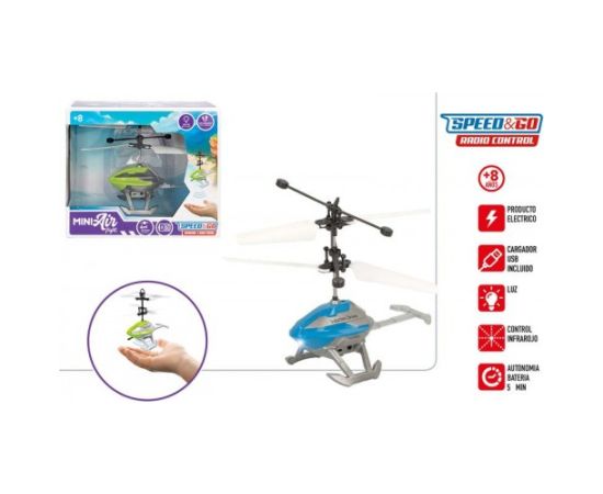 Speed & Go Инфракрасный летающий вертолет, управление рукой, USB разные 8+ CB47537 Радиоуправляемые Игрушки
