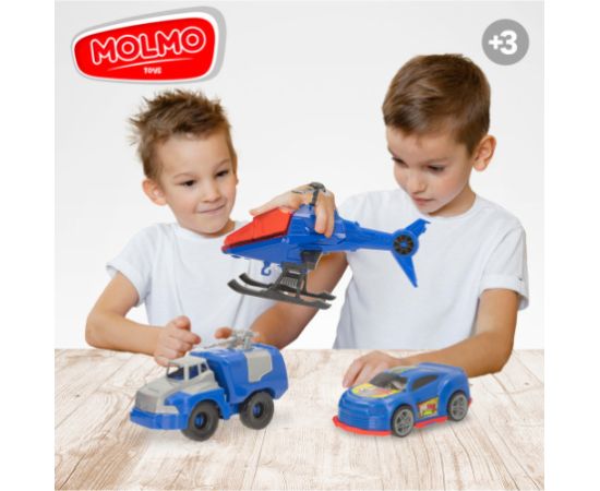 Molmo Toys Полицейской машина, автоцистерна, вертолет CB47281 Машины и аксессуары