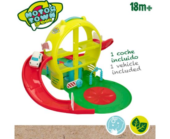 Speed & Go Autostāvvieta mazuļiem Motor Town ar  plastmasas mašīnu no 18 men. CB46811 Mašīnas un piederumi