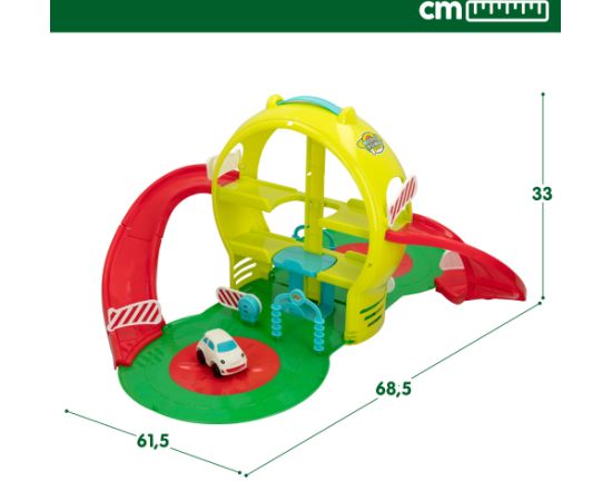 Speed & Go Autostāvvieta mazuļiem Motor Town ar  plastmasas mašīnu no 18 men. CB46811 Mašīnas un piederumi