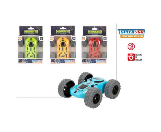 Speed & Go Auto mašīna ar 360 ° rotāciju un inerciju 10 cm  CB45974 Mašīnas un piederumi