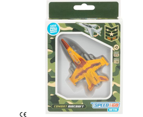 Speed & Go Lidmašīna metāliskā ar inerci 10 cm CB45880 Mašīnas un piederumi