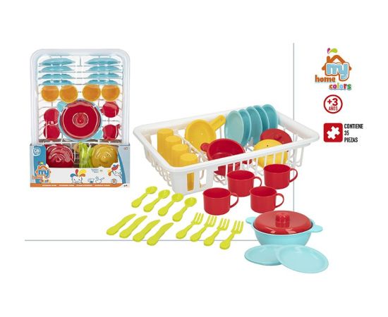 Trauku komplekts bērniem  plastmasa 35 gb. CB43286 Bērnu rotaļu mēbeles