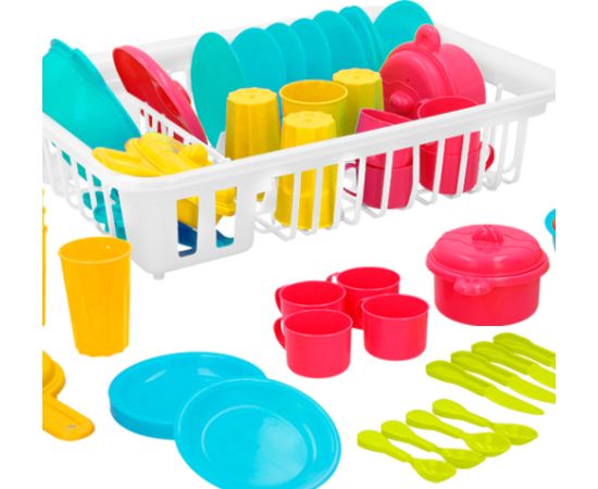 Trauku komplekts bērniem  plastmasa 35 gb. CB43286 Bērnu rotaļu mēbeles