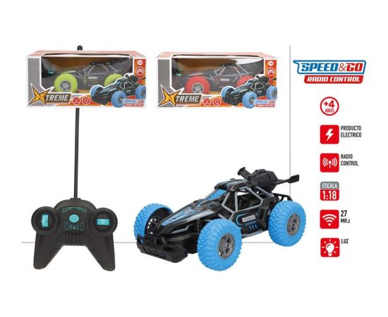 Speed & Go Радиоуправляемая машина Xtreme с резин.колесами (батарейки) 4+ CB41301 Радиоуправляемые Игрушки