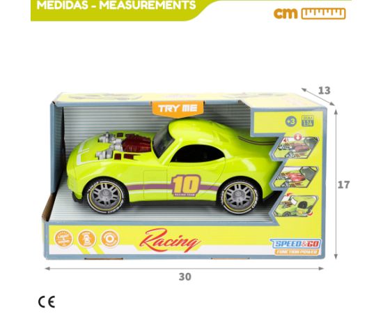 Speed & Go Auto sporta (gaisma, skaņa, inerce) 24 cm CB39054 Mašīnas un piederumi