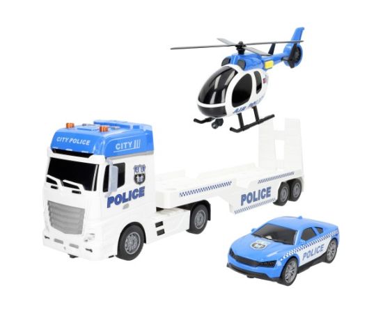 Speed & Go Auto treilers  Police ar mašīnu un helikopteri (gaisma, skaņa) 59 cm CB39050 Mašīnas un piederumi