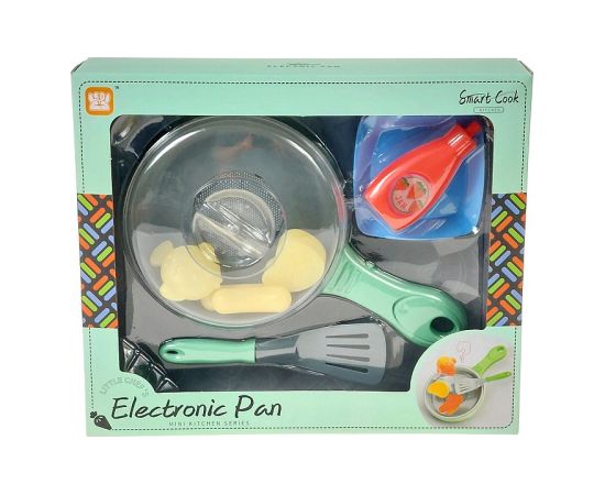 Adar Cepšanas panna ar brokastu komplektu (baterijas) 31x26 cm 612020 Bērnu rotaļu mēbeles