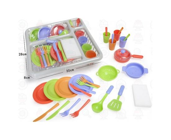 Adar Trauku komplekts ar  žāvētāju 30x28x28 cm plastmasas 600935 Bērnu rotaļu mēbeles