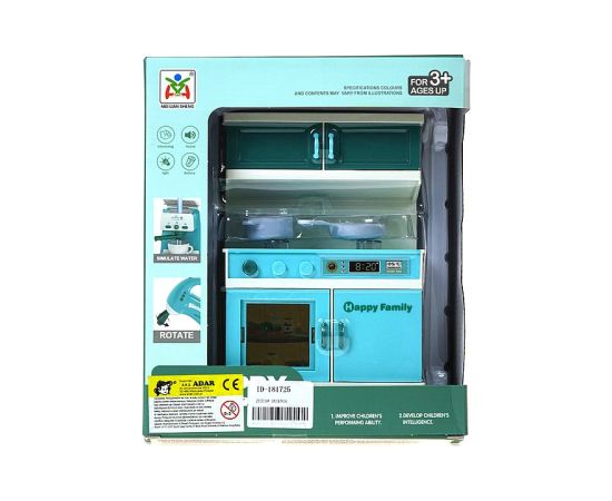 Adar Virtuves leļļu mēbeļu komplekts ar piederumiem (skaņa, gaisma) 582118 Bērnu rotaļu mēbeles