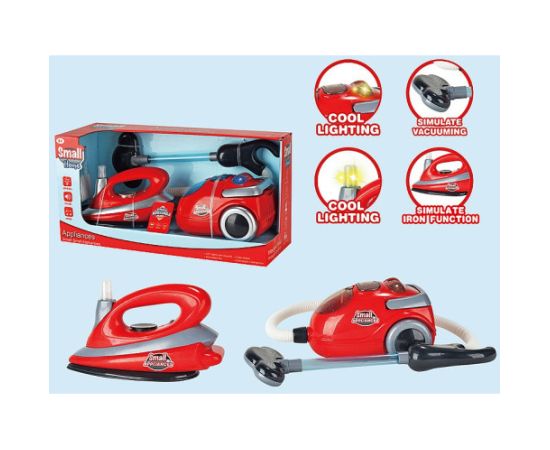 Adar Putekļusūcēja un gludekļa komplekts (skaņa, gaisma) 40x20x15 cm 576902 Bērnu rotaļu mēbeles