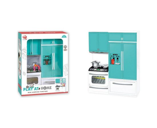 Adar Virtuves leļļu mebeļu komplekts ar piederumiem (skaņa, gaisma) 567467 Bērnu rotaļu mēbeles
