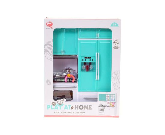 Adar Virtuves leļļu mebeļu komplekts ar piederumiem (skaņa, gaisma) 567467 Bērnu rotaļu mēbeles
