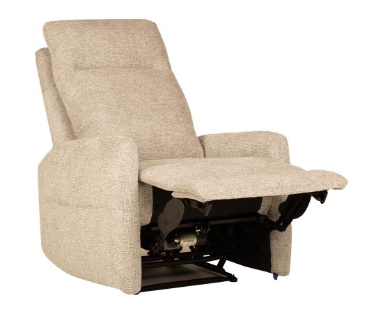 Recliner armchair KATY with electric mechanism and massage function, beige Jaunumi -Dārzam