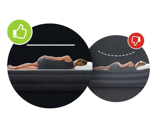 Piepūšamais matracis 203x152cm ar sūkni INTEX 64414ND Piepūšamie matrači un spilveni