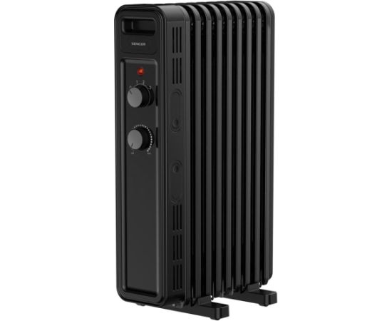 Oil filled radiator Sencor, black Gaisa sildītāji