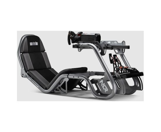 Next Level Racing Steel Racing Simulator Cockpit F-GT Pro Formula and GT Grey Edition Grey Игровые стулья