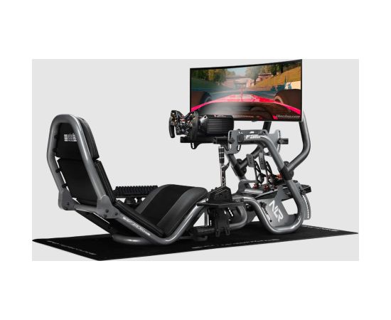 Next Level Racing Steel Racing Simulator Cockpit F-GT Pro Formula and GT Grey Edition Grey Игровые стулья