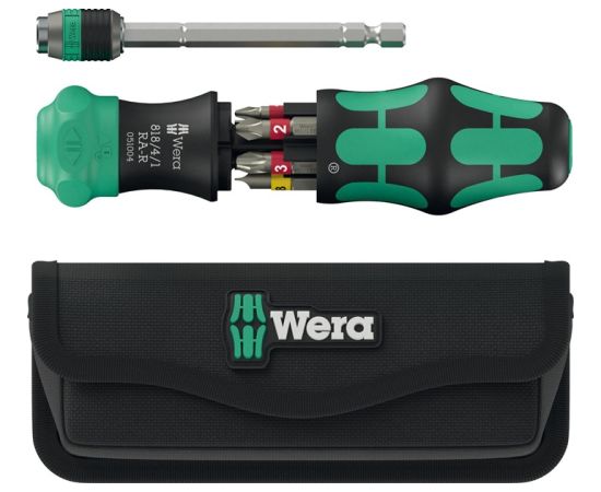 Skrūvgriežu uzgaļu komplekts Wera WE05051515001; 6 gab. Аксессуары для дрелей