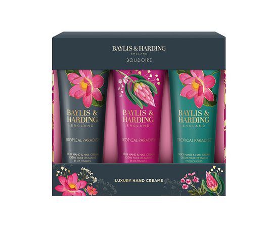 Baylis & Harding Boudoire Luxury Hand Creams Set - Dárková sada 50ml Smaržas - NESAKĀRTOTS
