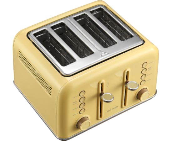 BUYDEEM 4 Slice Toaster, model DT640E, color Mellow Yellow, EU Тостеры для сэндвичей