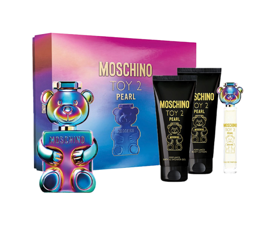 Moschino Toy 2 Pearl Gift Set EDP 100 ml, body lotion 100 ml, shower gel 100 ml and miniature EDP 10 ml 100ml Парфюмерные наборы