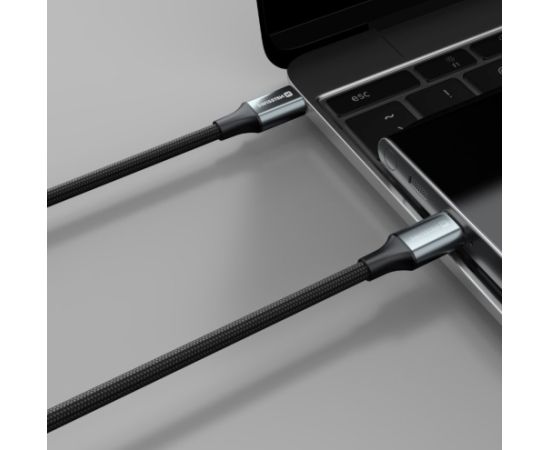 Swissten Textile II USB-C - USB-C Datu un Uzlādes Vads 1.5m Data USB kabeļi