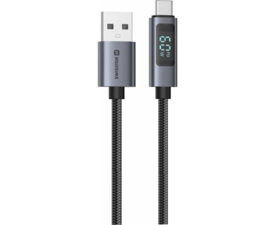 Swissten LCD Кабель USB - USB-C 1m Дата USB-кабели