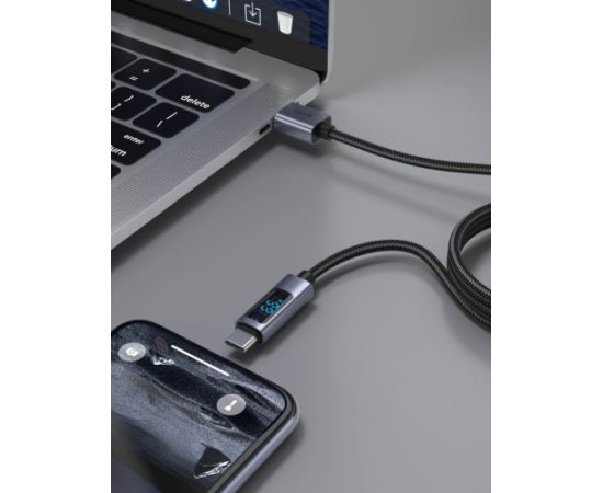 Swissten LCD Кабель USB - USB-C 1m Дата USB-кабели