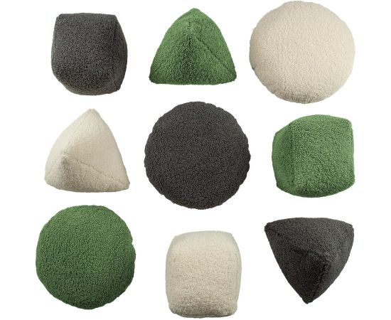 Spilvens LARRY apaļa, D40x16cm, dabiski balta Jaunumi -Dārzam