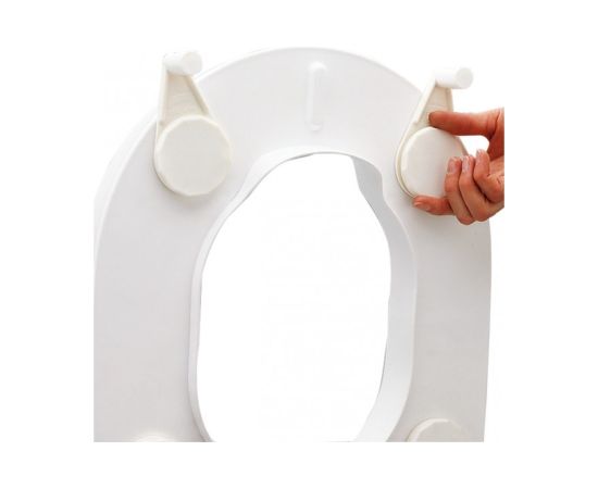Medpunkt Toilet seat elevation cap with flap Etac HI-Loo 10 cm Прочее оборудование, запасные части