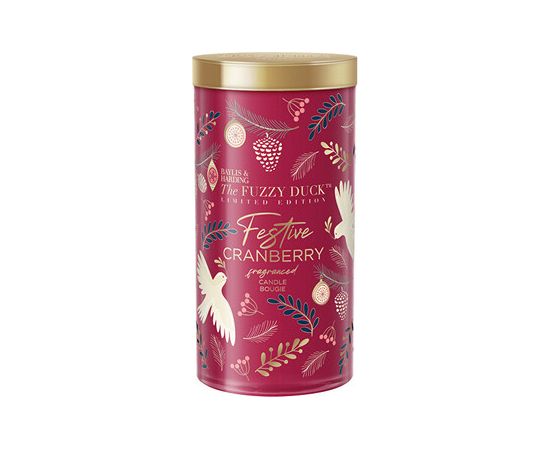Baylis & Harding Festive Cranberry Fragranced Candle ( Zimní království ) - Vonná svíčka 390.0g Smaržas - NESAKĀRTOTS