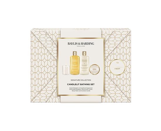 Baylis & Harding Mandarin & Grapefruit Candlelit Bathing Set - Dárková sada Духи и косметика