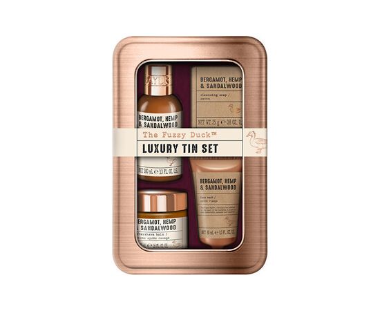 Baylis & Harding Men Luxury Tin Set ( Bergamot, Konopí & Santal ) - Dárková sada Smaržas - NESAKĀRTOTS