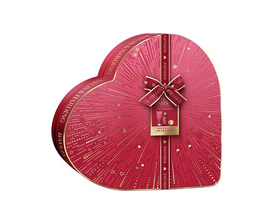 Baylis & Harding Midnight Cherry Heart Box - Dárková sada péče o tělo Ķermeņa kosmētika