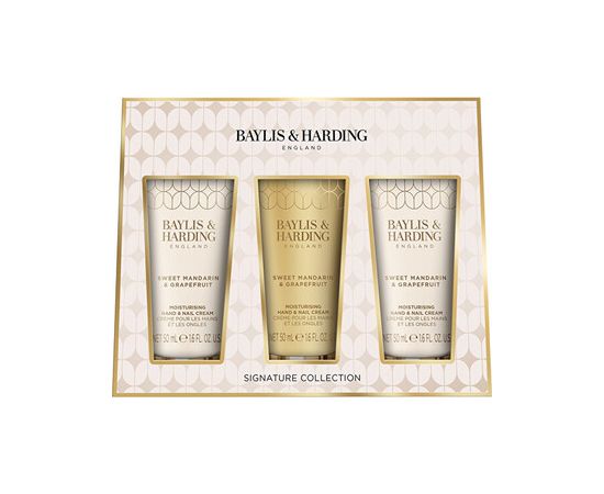 Baylis & Harding Mandarin & Grapefruit Hand Cream Set - Dárková sada krémů na ruce 50ml Косметика для тела