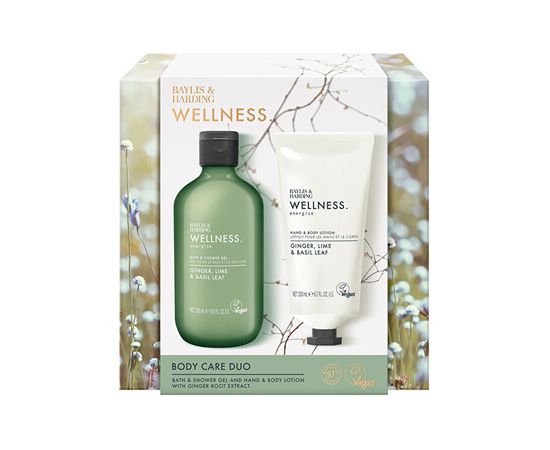 Baylis & Harding Ginger Body Care Duo ( Zázvor, Limetka & Bazalka ) - Dárková sada Ķermeņa kosmētika