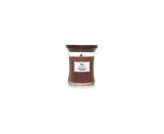 Woodwick Stone Washed Suede Vase (washed suede) - Scented candle 275.0g Ароматы для дома и комнаты