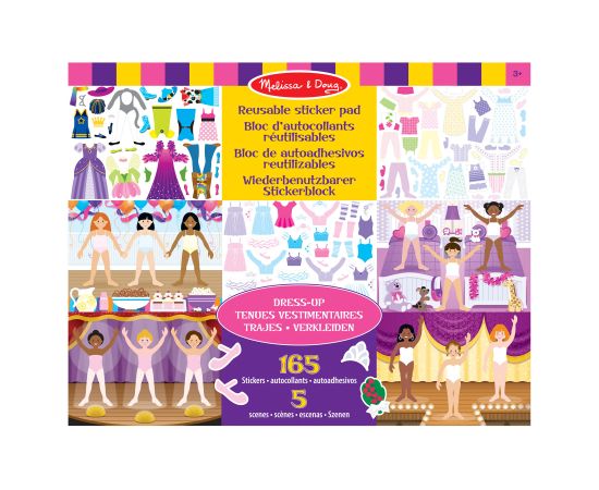 MELISSA & DOUG Atkārtoti lietojamo uzlīmju komplekts – Tērpi Jaunumi, Bērnu preces