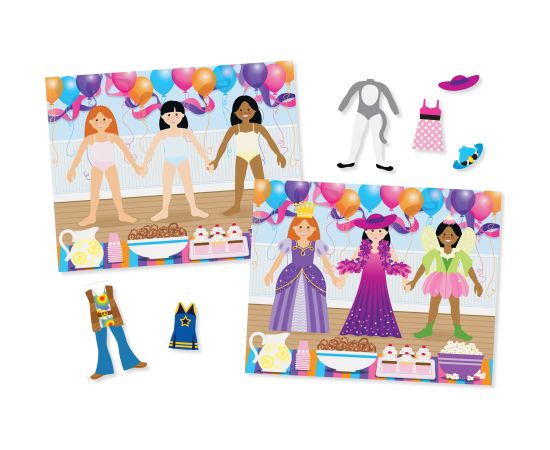 MELISSA & DOUG Atkārtoti lietojamo uzlīmju komplekts – Tērpi Jaunumi, Bērnu preces